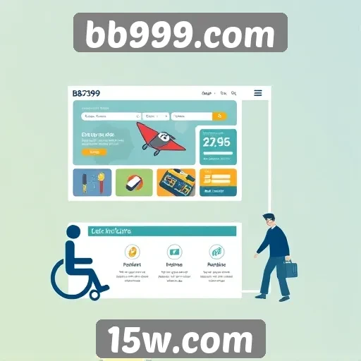 Acessibilidade e navegação no site bb999.com